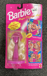 (3) VINTAGE BARBIE MAGIC HAIR CHANGE PACKS (UNOPENED)