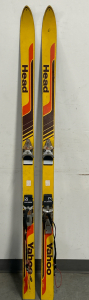 VINTAGE HEAD YAHOO SKIS WITH SALOMON BINDINGS