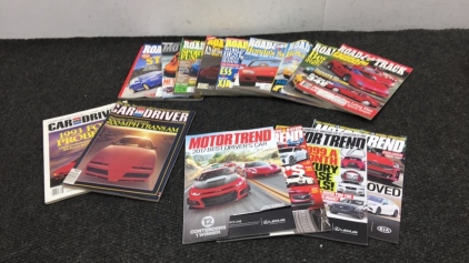 (14) Road&Track/Motor Trend/Car and Driver Magazines