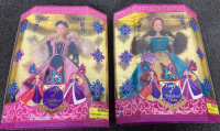 (2) BARBIES, LADY OF MEDIEVAL TIMES, 1996