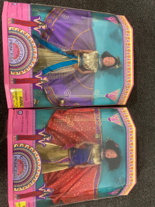 (2) BARBIES, EGYPTIAN PRINCESS SERIES, 1996