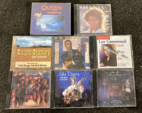 BOX OF CDS INCLUDING QUEEN, SHANIA TWAIN, THE CLASH, JOHN DENVER, TIM MCGRAW, YOUNG GUNS, GUNS N’ ROSES AND MORE - 3