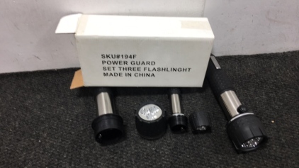(3) Power Guard Flashlights