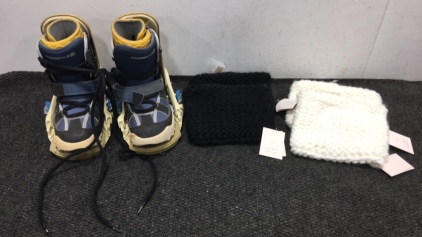 Snowboard Boots and Bindings, (4) Lauren Conrad Caps