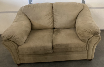 53” GREEN TWO SEATER COUCH