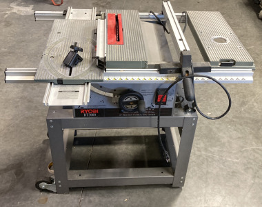 (1) RYOBI 3000 TABLESAW (POWERS ON) (43&rdquo;X39&rdquo;)