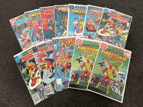 (12) DC- THE FURY OF FIRESTORM COMIC BOOKS