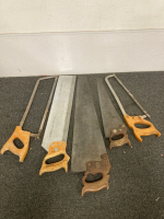 (5) HAND SAWS, VARIOUS SIZES AND STYLES