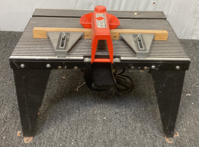 (1) VINTAGE CRAFTSMAN ROUTER TABLE (POWERS ON)