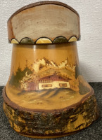 HAND CRAFTED WOOD BEER STEIN