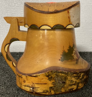 HAND CRAFTED WOOD BEER STEIN - 2