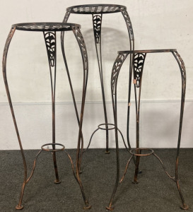 THREE STANDING PLANT STAND