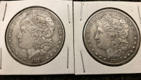 1878 AND 1883 MORGAN COPIES