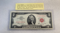 BARR NOTE, $2 NOTE AND SILVER CERTIFICATE - 3