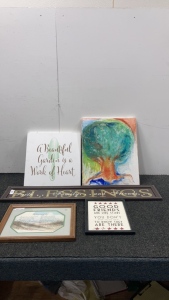 (4) Signs and (1) Picture