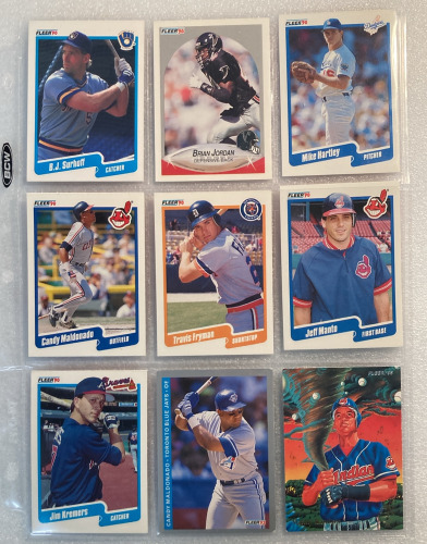 (9) COLLECTOR BASEBALL CARDS