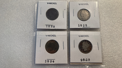 1898-1909 V- NICKELS