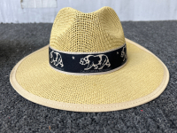 TWO WOVEN HATS - 4