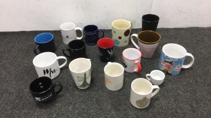 (16) Ceramic Mugs