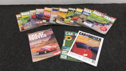 (14) Road&Track/Motor Trend/Car and Driver Magazines