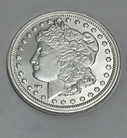 1 Morgan Troy Ounce .999 Fine Silver Round