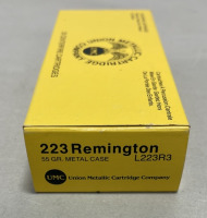 (20) Rounds Remington Ammunition .223 55Gr. Metal Case Cartridges, (20) Rounds Federal Premium Ammunition .223 55Gr. Boat Tail Hollow Point Cartridges, (1) Plano Field Ammunition Box - 3