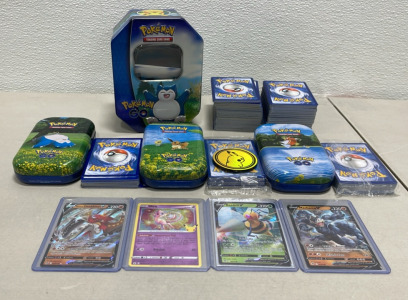 Huge Lot Of Pokémon Cards And Containers… Some Are Unopened