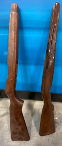 (2) Wood Gun Stocks, No Brand