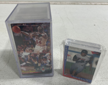 (1) Box of 93-94 NBA Jam Session Basketball Cards (1) pack of Baseball Cards