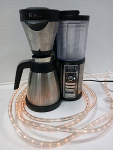 (1) Ninja Coffee Bar with Double-Walled Thermal Carafe (1) LED Rope Lights