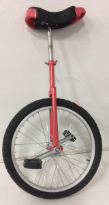 20&rsquo;&rsquo; Red Frame Unicycle