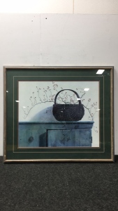 Painting of Berry Branches In Basket
