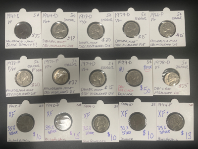 (15) 1938-1989 Nickles