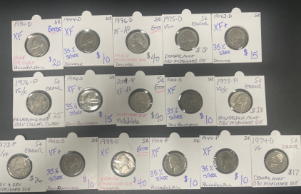 (15) 1942-2004 Nickels