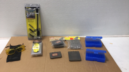 Firearm Accesories, Wheeler Engineering Brand AR-15 Brush Set, 1 Pair Champion Brand Glasses, 1 Pair Winchester Glasses And More