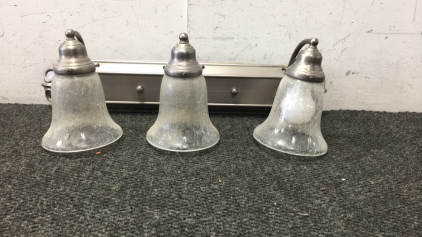 (3) Light Vanity Fixture in Brushed Gunmetal