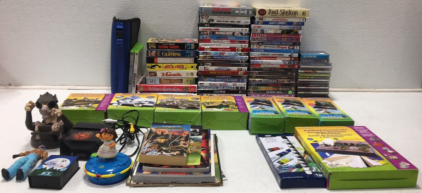 Assorted Movies, Music, Toys And More, Used