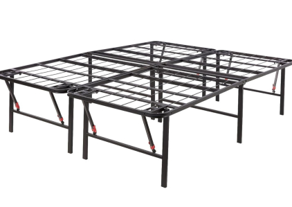 Queen Amazon Basics Foldable Metal Platform Bed