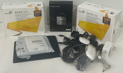 (2) Seagate Hard Drives (1) Display Pro & More