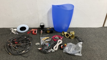 IHome Radio, DeWalt 14.4v XRP Battery, Trash Can And More
