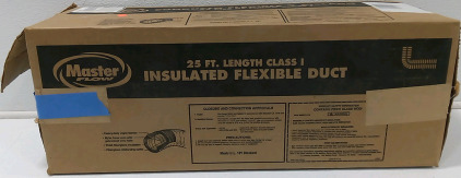 25 FT Length Class 1 Insulated Flexible Duct