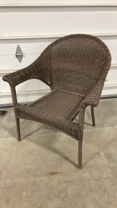 Brown Wicker Chair