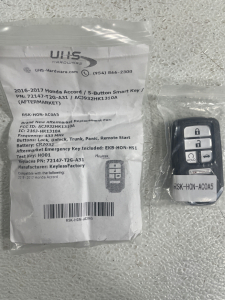 (2) NEW 2016-2017 Honda Accord/ 5- Button Smart Key