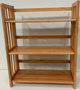 Folding Wooden Book Shelf