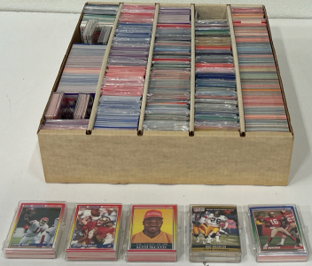 (1) Box (2000+) Football Cards