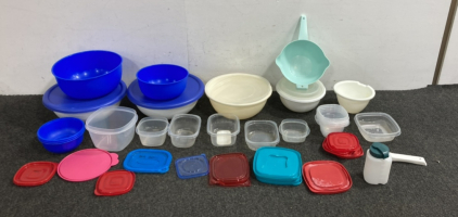 Sterilite Plastic Bowls With Lids And More