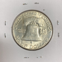 1948-D MS67 RARE First Year Gem Franklin Half Dollar - 2