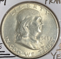 1948-D MS67 RARE First Year Gem Franklin Half Dollar - 3