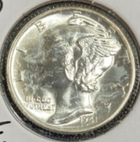 1941-S MS68FB RARE Full Bands Mercury Dime - 3