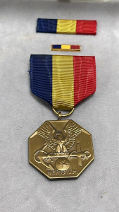 WWII US Navy & Marine Corps Heroism Medal In Case